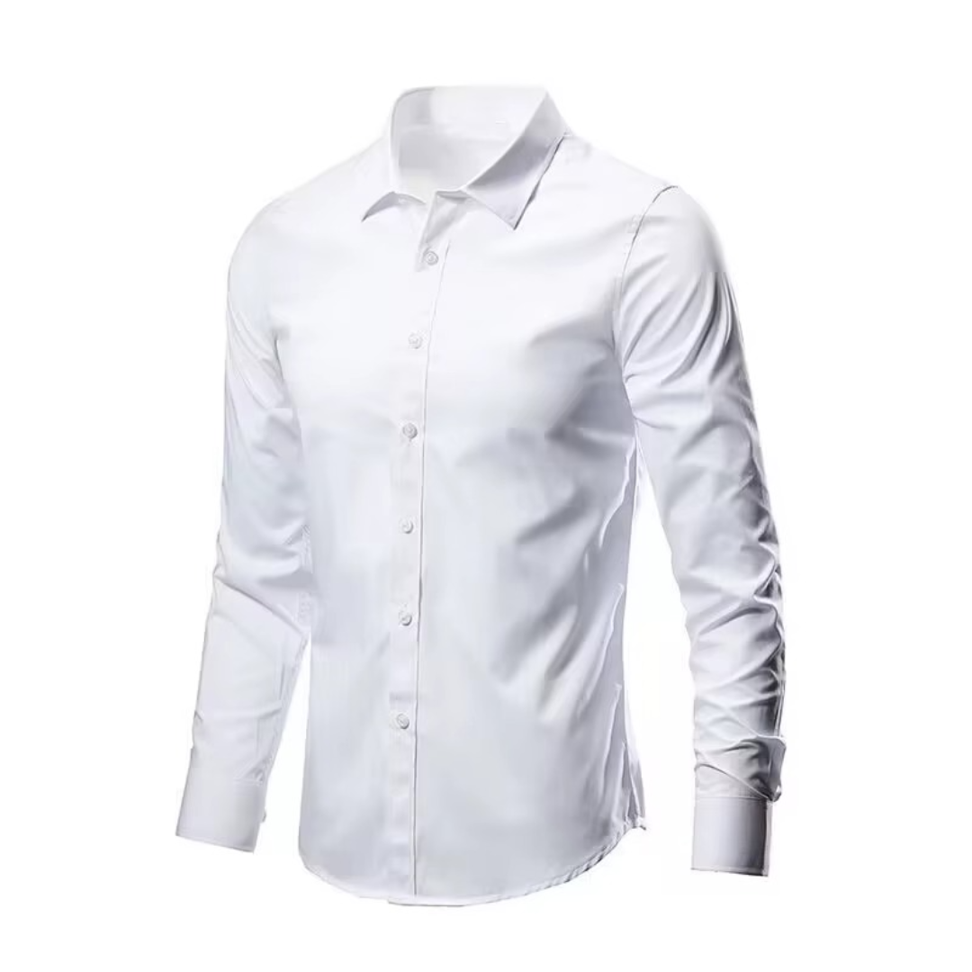 UltraTech® stretch shirt, non-iron and wrinkle-resistant. Buy 1, get 2