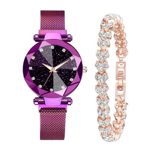 RELOJ DOAMNELOR + PULSERA DE OBSEQUIO