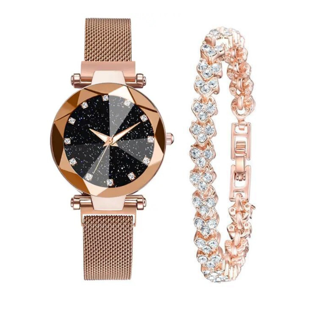 RELOJ DOAMNELOR + PULSERA DE OBSEQUIO